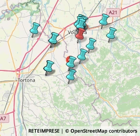 Mappa SP 196, 15052 Casalnoceto AL, Italia (6.74294)