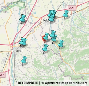 Mappa SP 196, 15052 Casalnoceto AL, Italia (7.30778)