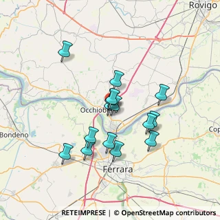 Mappa Via dell'Informatica, 45030 Occhiobello RO, Italia (5.96067)