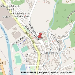 Mappa Viale Giovanni Agnelli, 3A, 10069 Villar Perosa, Torino (Piemonte)