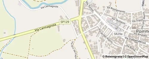 Mappa Poirino