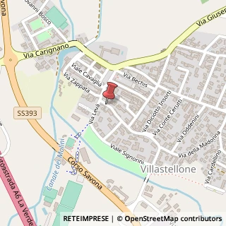 Mappa Via Generale Como, 10, 10029 Villastellone, Torino (Piemonte)