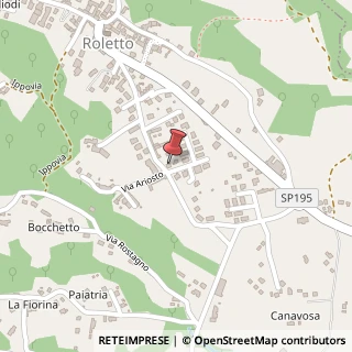 Mappa Via Ungaretti, 1, 10060 Roletto, Torino (Piemonte)