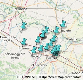 Mappa 43017 San secondo parmense PR, Italia (10.689)