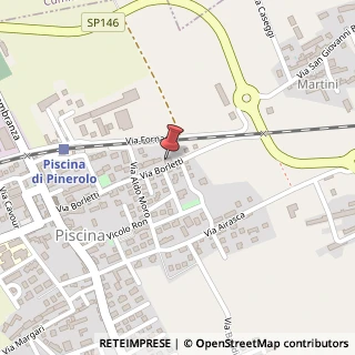 Mappa Via Borletti, 43, 10060 Piscina, Torino (Piemonte)