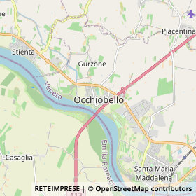 Mappa Occhiobello