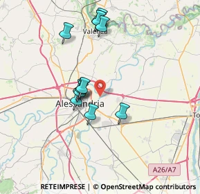 Mappa 15040 Alessandria AL, Italia (6.5875)