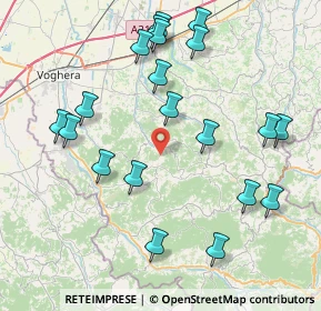 Mappa Località Poggio, 27052 Montesegale PV, Italia (8.9545)