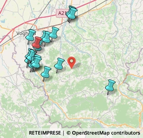 Mappa Località Poggio, 27052 Montesegale PV, Italia (8.6975)