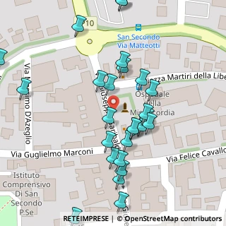 Mappa Piazza Martiri della Libertà, 43017 San Secondo Parmense PR, Italia (0.04231)