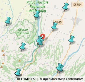 Mappa Pieve Dugliara, 29029 Rivergaro PC, Italia (5.76357)