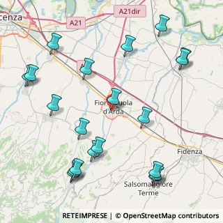 Mappa Via Alessandro Volta, 29017 Fiorenzuola d'Arda PC, Italia (10.472)