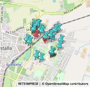 Mappa Via N. Iotti, 42016 Guastalla RE, Italia (0.28519)