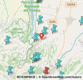 Mappa Via Giuseppe Mazzini, 29029 Rivergaro PC, Italia (6.06053)