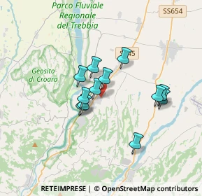 Mappa Via Giuseppe Mazzini, 29029 Rivergaro PC, Italia (2.685)
