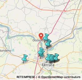 Mappa Via Gaetano Donizetti, 45030 Occhiobello RO, Italia (7.84231)