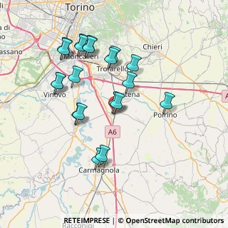 Mappa Via Morra, 10029 Villastellone TO, Italia (7.472)