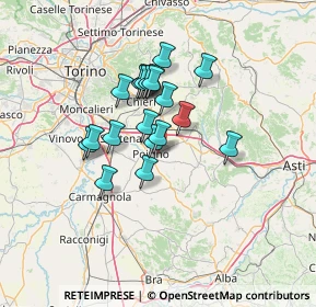 Mappa SS 29r km 2.331, 10046 Poirino TO (10.115)