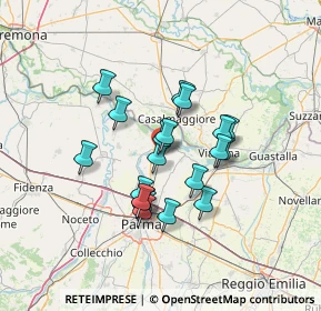 Mappa Via Aldo Moro, 43052 Colorno PR, Italia (10.7995)
