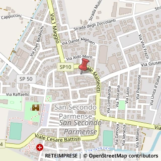 Mappa Viale Minieri, 8, 43017 San Secondo Parmense, Parma (Emilia Romagna)