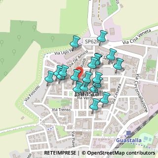 Mappa Via E. Curiel, 42016 Guastalla RE, Italia (0.16)
