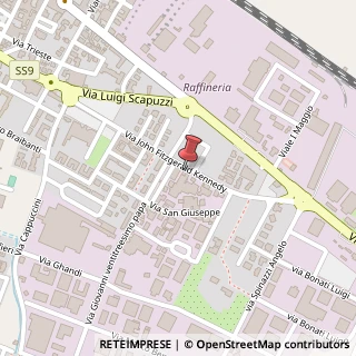 Mappa Via John Fitzgerald Kennedy, 2, 29017 Alseno, Piacenza (Emilia Romagna)