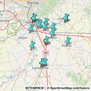 Mappa Vicolo S. Antonio, 10029 Villastellone TO, Italia (7.53167)