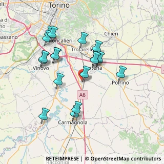 Mappa Vicolo S. Antonio, 10029 Villastellone TO, Italia (7.38389)