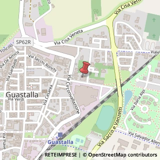 Mappa Via G. Castagnoli, 7, 42016 Guastalla, Reggio nell'Emilia (Emilia Romagna)