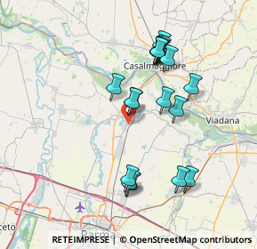 Mappa Via Aldo Moro, 43052 Colorno PR, Italia (7.0785)