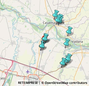 Mappa Via Aldo Moro, 43052 Colorno PR, Italia (7.00714)