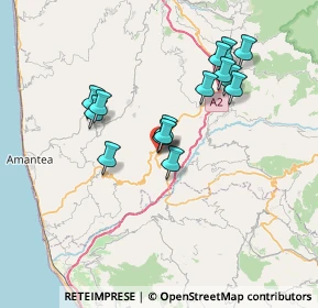 Mappa Via Aldo Moro, 87034 Grimaldi CS, Italia (6.82733)