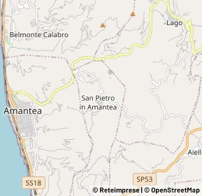 Mappa Largo santa maria delle grazie, 87030 San Pietro In Amantea CS, Italia (1.71923)