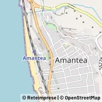 Kort Amantea
