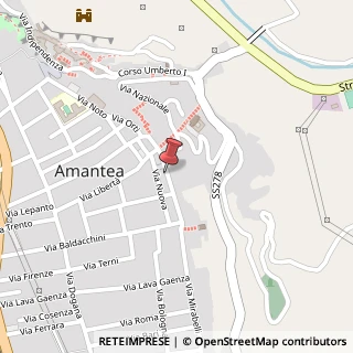 Mappa Corso Vittorio Emanuele, 44, 87032 Amantea, Cosenza (Calabria)