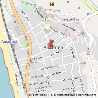 Mappa Via Margherita, 113, 87032 Amantea, Cosenza (Calabria)
