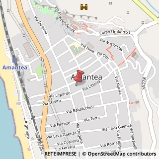 Mappa Via della Vittoria, 6, 87032 Amantea, Cosenza (Calabria)