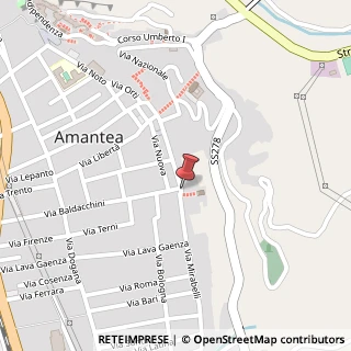 Mappa Piazza Cappuccini, 21, 87032 Amantea, Cosenza (Calabria)