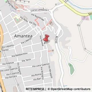 Mappa Corso Vittorio Emanuele, 93, 87032 Amantea, Cosenza (Calabria)