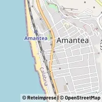 Kaart Amantea