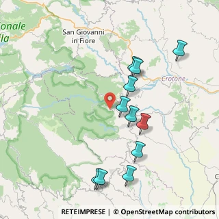 Mappa Via Adua, 88837 Petilia Policastro KR, Italia (8.81364)