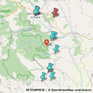 Mappa Via Adua, 88837 Petilia Policastro KR, Italia (10.44167)