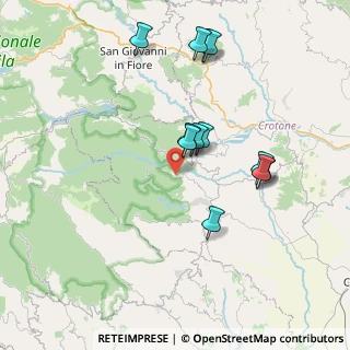 Mappa Via Adua, 88837 Petilia Policastro KR, Italia (7.93583)