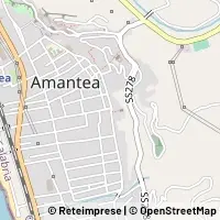 Kaart Amantea