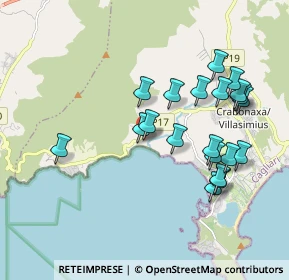 Mappa Località Campus, 09049 Villasimius CA, Italia (2.082)