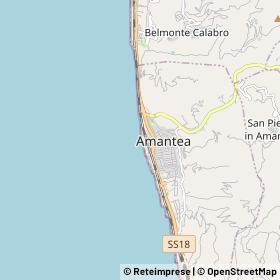Mappa Amantea