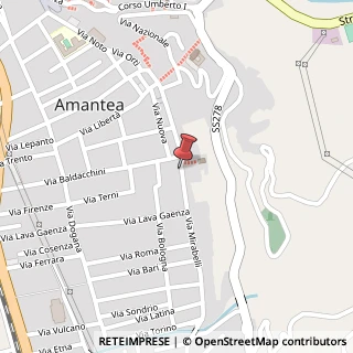 Mappa Via Roberto Mirabelli, 6, 87032 Amantea, Cosenza (Calabria)