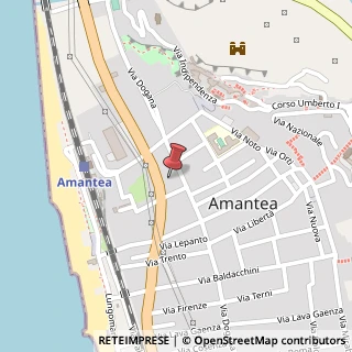 Mappa Via Stromboli, 79, 87032 Amantea, Cosenza (Calabria)