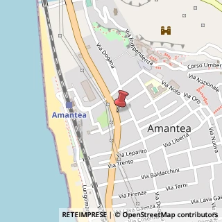 Mappa Via Stromboli, 63, 87032 Amantea, Cosenza (Calabria)