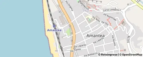Mappa Amantea